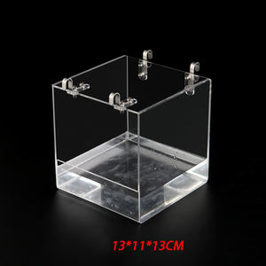 Distributeur de baignoire en plastique avec Cage pour <span class=keywords><strong>Perroquet</strong></span>, multi-tailles, accessoire de bain suspendu, Gaiola Para Papagaio - Product Image 6