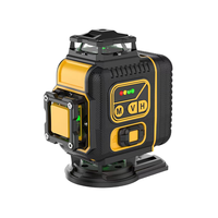 Pas cher prix 4D 360 faisceau vert auto-nivelant rotatif niveleur Laser ligne transversale verticale niveaux Laser