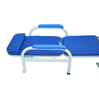 Chaise d'Accompagnement Médicale Pliante Mobile pour Hôpital Sillon De Acompanamiento Medico Hospitalario Mobilier Hospitalier