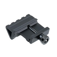 Support de lunette tactique en aluminium 20 mm, angle décalé de 45 degrés, support latéral à 4 fentes, support pour lampes de poche, modèle RTS, accessoires de chasse