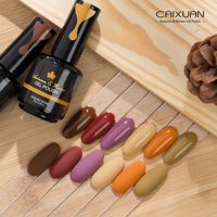 Vente en gros de vernis à ongles en gel à LED UV Soak Off Couleurs d'automne et d'hiver Fournitures d'art d'ongle de longue durée Caixuan