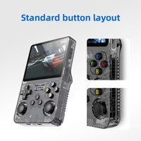 Nouvelle console portable R36S HD PS1 sans fil à double système et grand écran, idéale pour les jeux d'arcade rétro PSP et les jeux RPG transfrontaliers