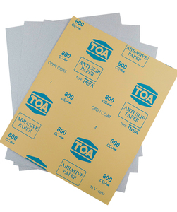 กระดาษทรายขัดเงารถยนต์ <span class=keywords><strong>TOA</strong></span> กันน้ำ ทนทาน ใช้ได้กับไม้และโลหะ ขนาดใหญ่ 10 มม. รูปทรงสี่เหลี่ยมผืนผ้า 9 x 11 นิ้ว ความละเอียด 7000 กริต ซิลิคอนคาร์ไบด์ - Product Image 2