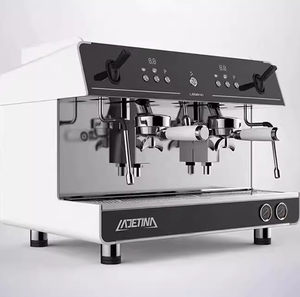 Máquina de Espresso Comercial de Doble Cabezal Automática de Acero Inoxidable LADETINA/Tianna Portátil con Batería para Hotel - Product Image 4