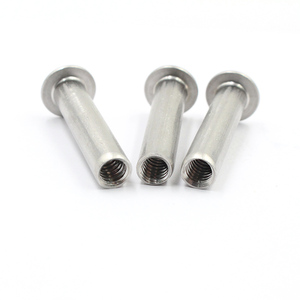 Écrous à tête hexagonale plate biseautée en acier inoxydable M2 M3 M4 M5 M6 M8 M10, connecteurs de joint pour meubles en <span class=keywords><strong>bois</strong></span>, rivets - Product Image 3