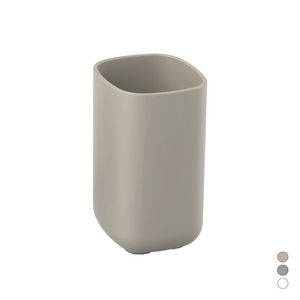 Support de brosse à dents gris tourterelle 7x11.5x7 cm pour rangement de salle de bain - Product Image 1