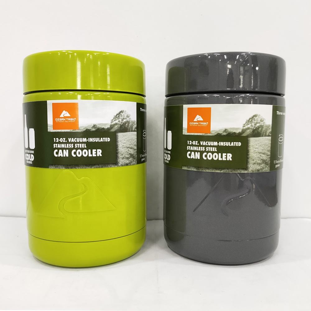 Ozark Trail 12OZ Stainless Steel Vacuum Insulated Can Cooler