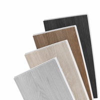 Plancher en vinyle PVC caoutchouté de luxe étanche LVT/SPC/WPC avec design graphique, carrelage plastique européen adhésif pour intérieur