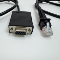 Câble adaptateur de haute qualité personnalisé RS232 DB9 mâle vers RJ45 RJ11 RJ12 RJ50