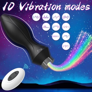 Vibradores Anales con Control Remoto al por Mayor, 10 Frecuencias, Luminosos, Vibradores Anales Oscuros, Dildos Anales Vibrantes para Sexo Anal - Product Image 3