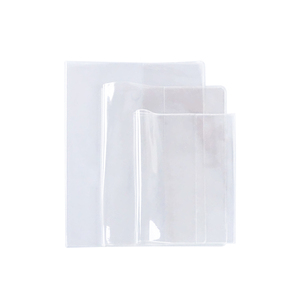 <span class=keywords><strong>Protège</strong></span>-cahiers transparents en PVC en gros – Couvertures personnalisées en plastique <span class=keywords><strong>transparent</strong></span> pour agendas et carnets - Product Image 1