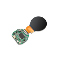 Layar LCD Bulat ZKDisplay 0.99 1.09 1.28 1.32 2.1 2.5 2.76 3.0 3.4 5.0 23.6 Inci Tft Layar Sentuh Lingkaran SPI MCU RGB dengan Papan Hmi