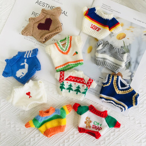 Wholesale 20cm Christmas Baby <b>Dolls</b> & Accessories Small Plush Hoodies & Sweater T-Shirts Fashionable <b>Clothes</b> <b>for</b> Plush Toys - Product Image 4