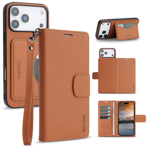 Nueva Funda de Teléfono de Piel Sintética con Tarjetero Abatible <span class=keywords><strong>y</strong></span> Correa de Muñeca para <span class=keywords><strong>iPhone</strong></span> 17 E 12 <span class=keywords><strong>13</strong></span> 14 15 16 <span class=keywords><strong>Pro</strong></span> <span class=keywords><strong>Max</strong></span> con Bloqueo RFID <span class=keywords><strong>y</strong></span> Compartimento para Tarjetas - Product Image 6