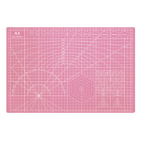 NICAPA Tapis de coupe en cuir PVC double face auto-cicatrisant Patchwork Tapis de coupe 45cm x 30cm A3 Tapis de coupe 1 paquet