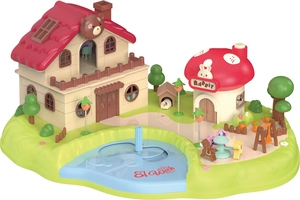 Giocattolo Educativo Magnetico con Scena <span class=keywords><strong>Mobile</strong></span> a Induzione, Set Casa delle Bambole con Musica e Luci, <span class=keywords><strong>Giocattoli</strong></span> in Plastica ABS - Product Image 4