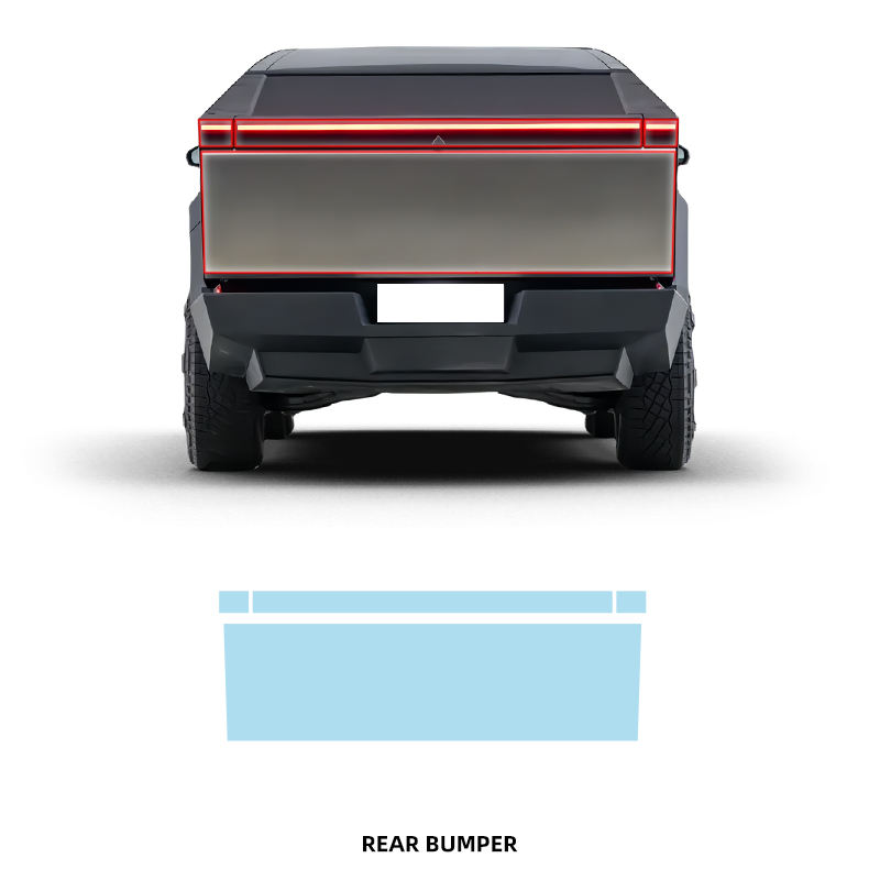 Rear bumper TPU film