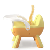 Siège d'enfant multifonctionnel Siège d'alimentation pour bébé avec sons Chaise de salle à manger personnalisée avec plateau pour table à manger