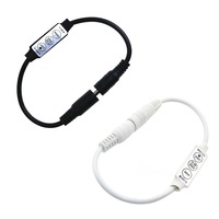 Bande lumineuse LED flexible Esann DC5-24V MINI, monocolore, avec variateur LED à 3 boutons pour bande LED monocolore
