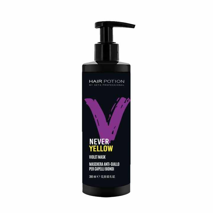 Hair Potion 400ml Violet Natural Fragrance Anti-Giallo Grapefruit Extract Hemp Oil Nourishing Mask Blonde Gray Hair Treatment