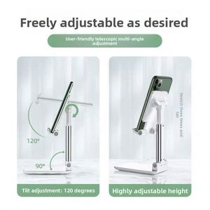 X920 Portable Mobile Phone Holders <b>Tablet</b> <b>Stand</b> <b>for</b> Phone, Angle Height Adjustable Phone <b>Stand</b>, Foldable Cell Phone <b>Stand</b> <b>for</b> De - Product Image 4