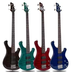 Bajo eléctrico de 4/5 cuerdas, equipo de música, instrumento de cuerda, safinador de bajo, bajo eléctrico para zurdos - Product Image 1