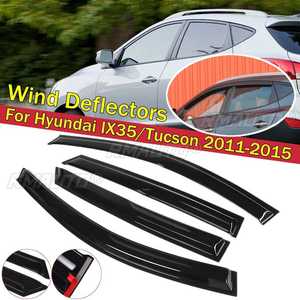 4 Pièces Pare-soleil et Pare-pluie Teintés pour Vitres Avant de Voiture Hyundai IX35/Tucson 2011 2012 2013 2014 2015 - Product Image 1