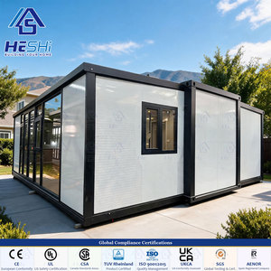 Maison préfabriquée de luxe en acier pliable et portable, certifiée par un ingénieur, avec plans, conteneur extensible de 30 pieds ou 40 pieds, 3, 4 ou 5 chambres, Casita - Product Image 3