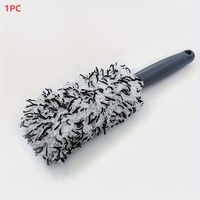 Brosse en microfibre douce et délicate pour jantes de voiture et moto, nettoyage et detailing, vente en gros, logo personnalisé