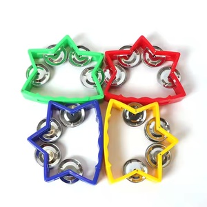 Sonajeros de mano de <span class=keywords><strong>cinco</strong></span> estrellas directos de fábrica Color opcional Pequeños instrumentos de percusión KTV - Product Image 1