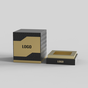 定制标志纸盒，带哑光层压新设计包装，适用于香水和化妆品礼品套装不同重量选择 - Product Image 1