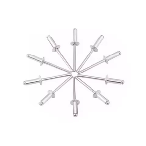 Remache ciego de acero inoxidable 304304, cabeza redonda plana de extremo abierto, GB12618, M3 - Product Image 1