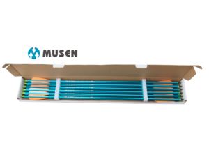 Flèche en aluminium colorée Musen Archery 2219 pour arc à poulies, <span class=keywords><strong>bleue</strong></span>, pour le tir - Meilleure vente - Product Image 4