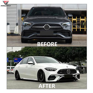 Manufacturing Source Pare-chocs avant Pare-chocs arrière Lampe de capot Jupe latérale pour Mercedes Benz <span class=keywords><strong>Classe</strong></span> <span class=keywords><strong>C</strong></span> W206 <span class=keywords><strong>2022</strong></span> + à <span class=keywords><strong>AMG</strong></span> C63 - Product Image 3