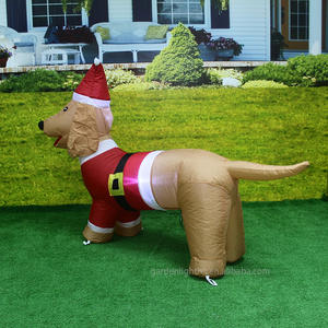 Perro Salchicha Inflable de Navidad de 4 Pies con Luces, Decoración Navideña para Interiores/Exteriores, para el Hogar, el Patio y el Jardín - Product Image 5