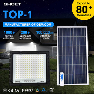 Lámpara Solar LED para Exteriores, Impermeable IP65, Iluminación de Jardín, <span class=keywords><strong>40w</strong></span> 60W 120w 200w 300w, con Certificados CE RoHS SHCET, de Fábrica OEM - Product Image 1