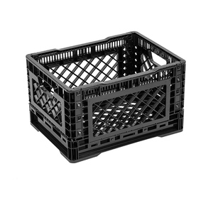 26 Quart Heavy Duty Collapsible Folding Stackable Plastic storage vegetable fruit Bottle beer wine Agricultural Milk Crate