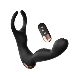 Điện hậu môn Vibrator cho nam giới 10 phân khúc tần số chuyển đổi phụ nữ hậu môn Vibrator không dây điều khiển từ xa mini Vibrator