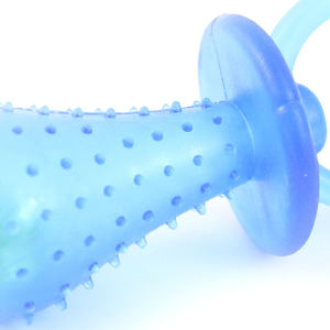 Palline per Cani in TPR 9,5x4,0cm Giocattoli da Masticare Interattivi Durevoli per Piccoli Animali Gioco e Addestramento Interno ed Esterno Confezionati in Sacchetto - Product Image 4