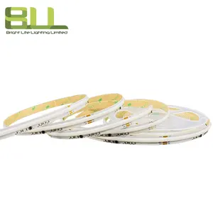 Vente chaude Flexible 420leds/m 24V COB Led Strip RGB pas de noir sopt pour la décoration de fête à la maison d'hôtel