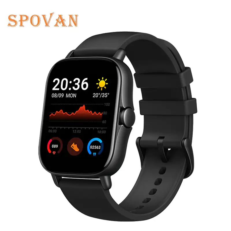 Spovan Economic SPO2 Blood Pressure LCD Display Smart Watch