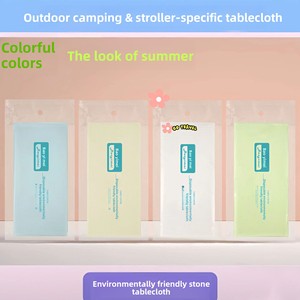 <span class=keywords><strong>Mantel</strong></span> Desechable <span class=keywords><strong>de</strong></span> Plástico Personalizable Estilo Instagram, Color Sólido, Extra Grueso, Impermeable, para Picnics, Campamentos y Uso en Exteriores - Product Image 3
