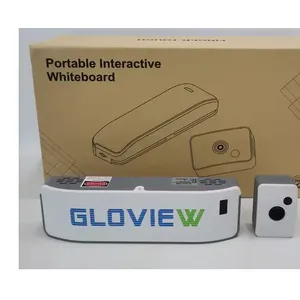 Gloview工厂100英寸触摸屏交互智能板30点便携式交互式触摸屏白板手指触摸