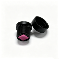 Objectif grand angle 1,95 mm F2.8 136 °   Objectif optique DFOV à faible distorsion 4G2P 1/2.8" pour vision robotique et surveillance automobile