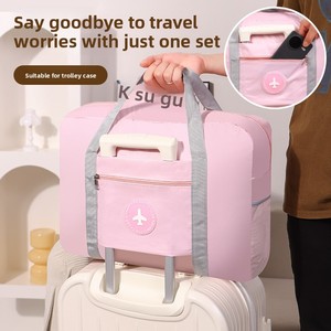 Sac de voyage Oxford tendance en gros, portable, étanche, avec fermeture éclair, pour avion, bagage à main, pour voyages d'affaires de courte distance - Product Image 1