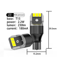 Ampoules LED de clignotants, feux de recul et feux arrière M10 7440 PY21W T20 S25 24V 2835 Chips 2.4W Blanc Ambre 1156 3157