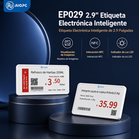 Étiquettes de prix numériques et affiches à écran tactile LCD de 2,9 pouces pour usage commercial intérieur/extérieur, centres commerciaux et métros, OEM