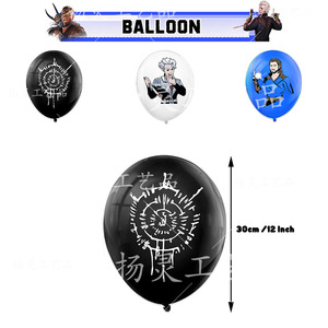 Set de Decoración para Fiesta de Cumpleaños de Astarion de <span class=keywords><strong>Baldur</strong></span>'<span class=keywords><strong>s</strong></span> <span class=keywords><strong>Gate</strong></span> 3 con Banderines, Adornos para Pastel, Globos y Espirales Colgantes para Fanáticos de BG3 - Product Image 5