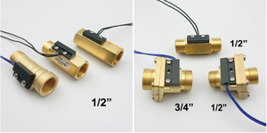 สวิตช์ลูกลอยแม่เหล็กทองเหลือง FAST FS-5C ขนาด 1/2" 3/4" นิ้ว แบบสองสาย สวิตช์ควบคุมการไหลของน้ำ IP67 2LPM/3LPM 220V - Product Image 2