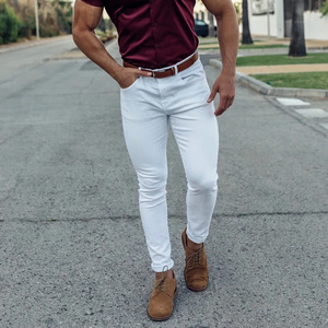 <span class=keywords><strong>Pantaloni</strong></span> Chino da Uomo XMAMLON Slim Fit Streetwear alla Caviglia Antirughe <span class=keywords><strong>con</strong></span> Cintura Piatta <span class=keywords><strong>Pantaloni</strong></span> Cargo a Vita Elastica - Product Image 6